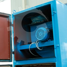 dust collector of moveable biomass pellet mill plant